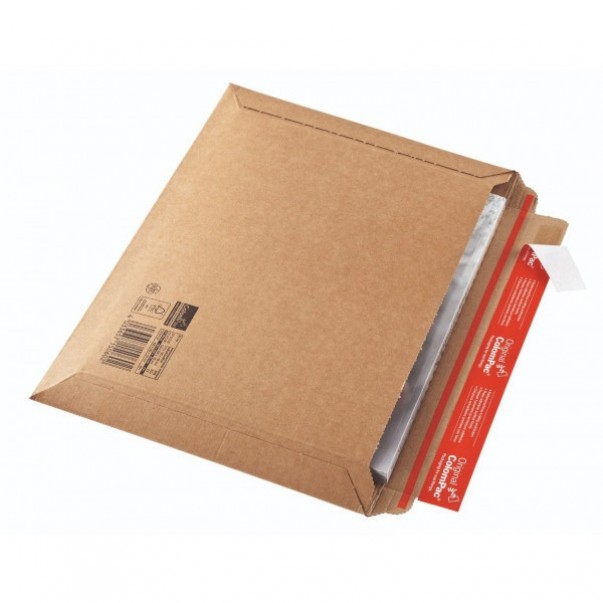 KUVERTA VALOVITA LEPENKA SAMOLEPILNA B4 LEŽEČE 360X250X-50MM