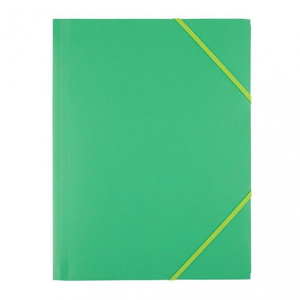 MAPA Z ELASTIKO PVC LEVIA A4 (ZELENA)