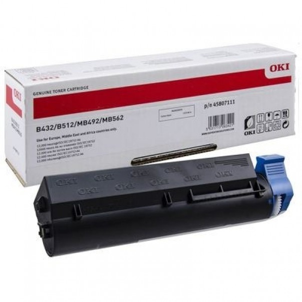 TONER OKI 45807111 ČRN ZA 12.000 STRANI