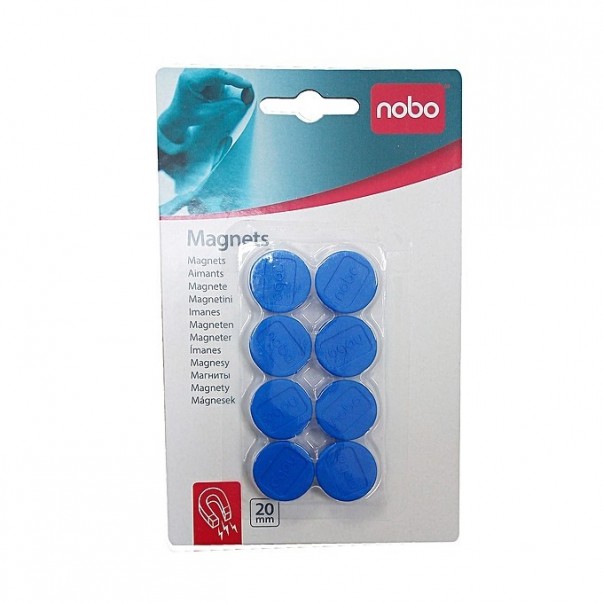 MAGNETKI NOBO 20MM 1/8 (MODRI)