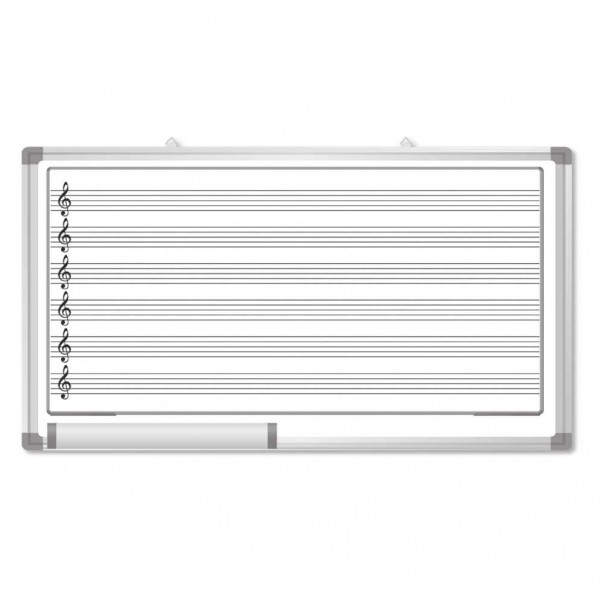 TABLA MAGNETNA SPREE 120X240 Z NOTNIMI ČRTAMI 73080