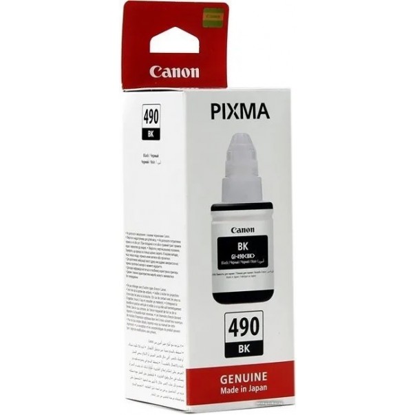 ČRNILO CANON GI490BK  BK ZA G1400, G2400. G3400 ZA 6.000 STRANI / 1 0663C001AA