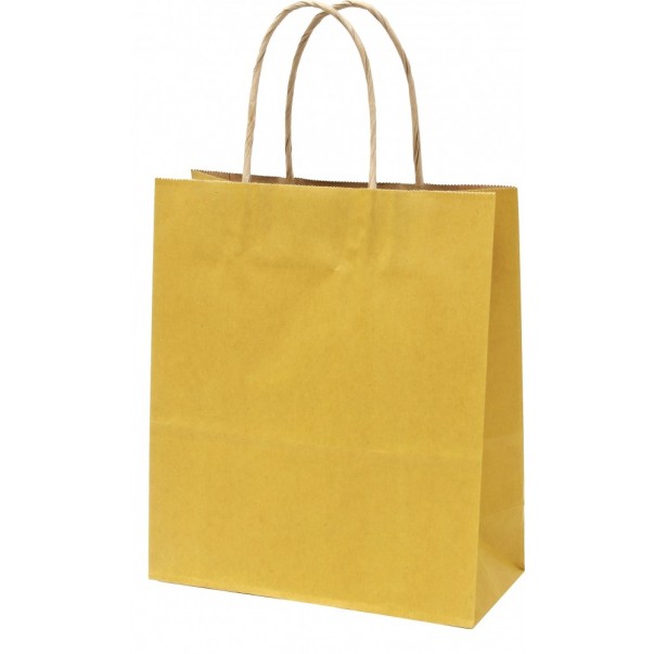 VREČKA DARILNA EKO A5 25X10X22 (RUMENA)
