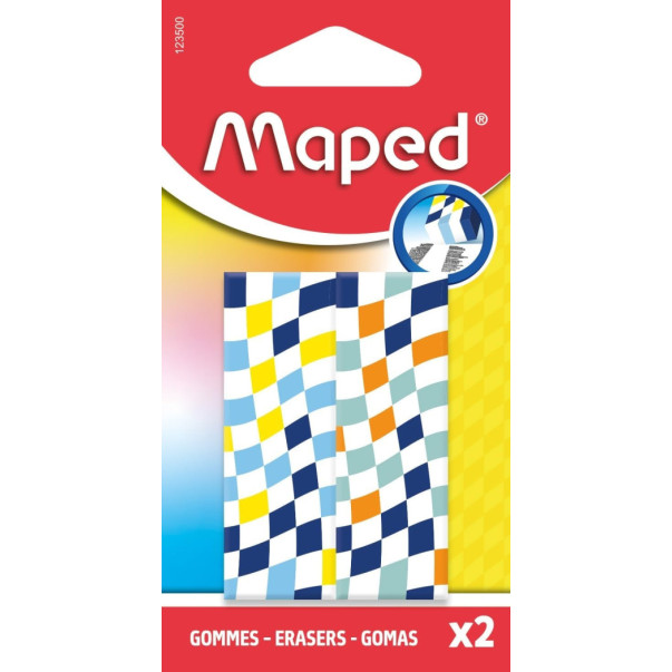 RADIRKA MAPED ŠAHOVNICA BLISTER 1/2 MIX