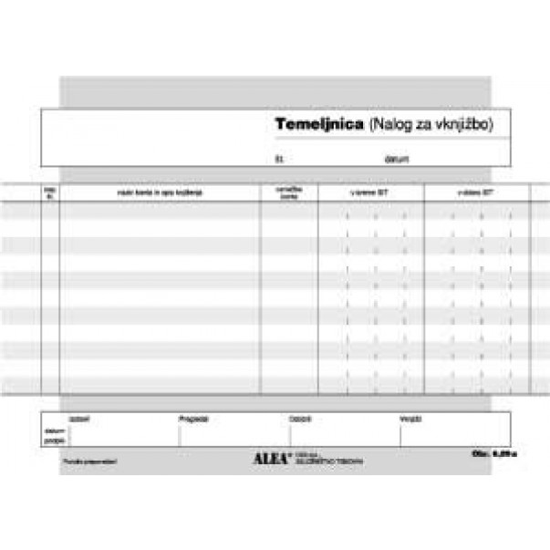 OBRAZEC 6,89A TEMELJNICA A5