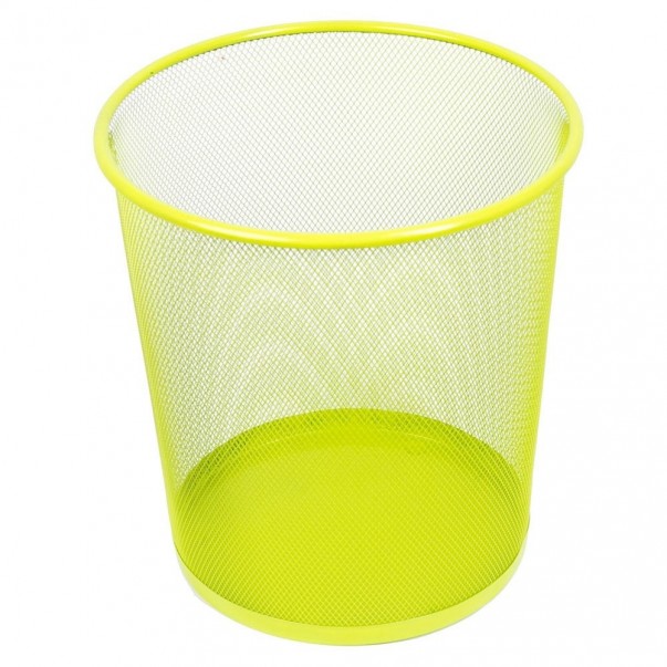 KOŠ ZA SMETI KOVINSKI 12L LEVIA (ZELEN)