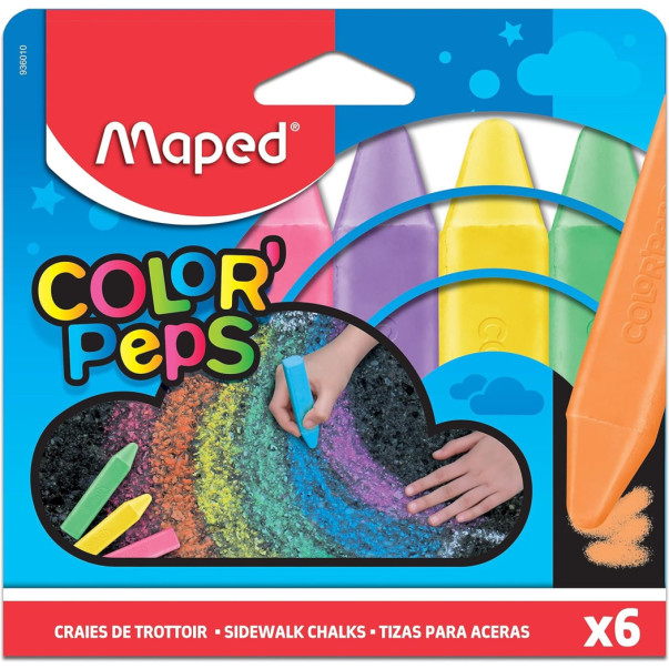 KREDA BARVNA MAPED DEBELE ZA PLOČNIK 1/6