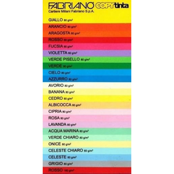 PAPIR BARVNI A4 FABRIANO COLORE INTENZIVNE BARVE 80GR (INT.VIOLIČNA-VIOLETA)