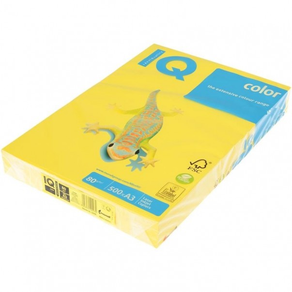 PAPIR BARVNI A3 IQ INT. RUMEN CY39