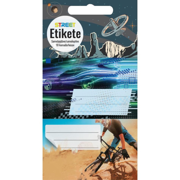 ETIKETE ŠOLSKE ZA ZVEZKE TEEN BOYS 1/10