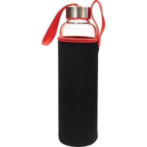 STEKLENICA ZA VODO V ETUIJU WAVE 600ML (RDEČA)