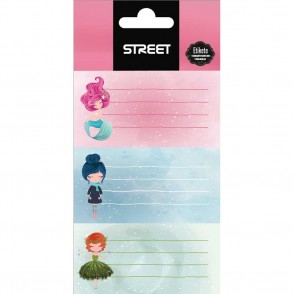 ETIKETE ŠOLSKE ZA ZVEZKE MERMAIDE 1/9