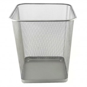 KOŠ ZA SMETI KOVINSKI KVADRATEN 18L LEVIA (SIV)