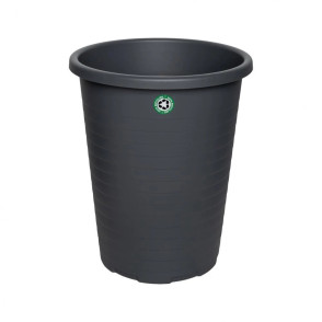 KOŠ ZA SMETI PVC OKROGEL PLA SIV 15L