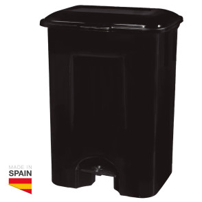 KOŠ ZA SMETI 80L S PEDALOM ČRN GSC
