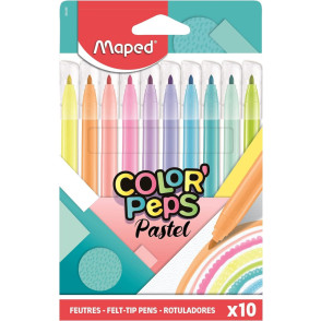 FLOMASTER ŠOLSKI MAPED COLOR'PEPS PASTEL 1/10