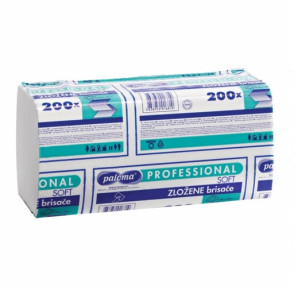 BRISAČE ZLOŽENKE PALOMA V SOFT BELE 24,3X22 2PL.200L