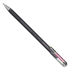 ROLER PENTEL K110-DAXROLER GEL HYBRID DUAL METALLIC K110 ČRN-RDEČ
