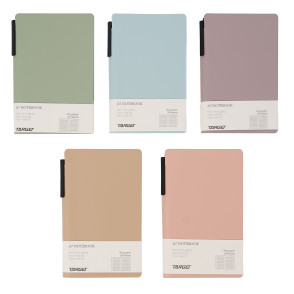 Beležka A7 in kemični svinčnik PASTEL Target