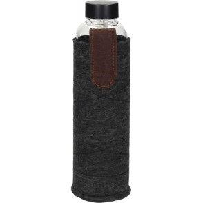 STEKLENIČKA SPRING 600ML FILC ČRNA