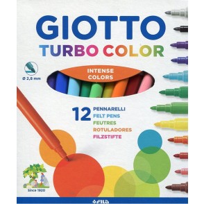 FLOMASTER ŠOLSKI GIOTTO 1/12 TURBO COLOR