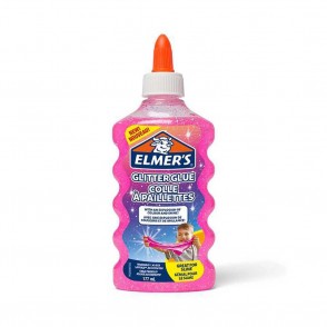 LEPILO ELMER'S Z BLEŠČICAMI ROZA