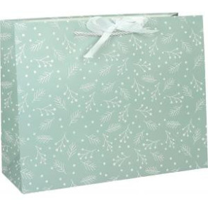 VREČKA DARILNA DELUXE PLUS J H XMAS MINT