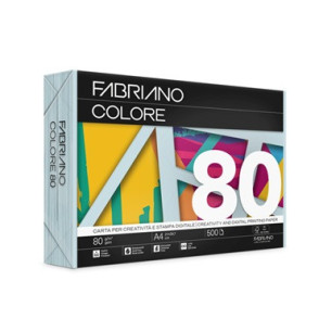 PAPIR BARVNI A4 FABRIANO COLORE PASTELNE BARVE 80GR (MODRA-CELESTE CHIARO)