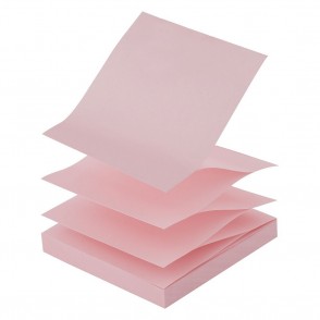 KOCKA SAM. 75X75 Z-LISTIČI 1/100 LEVIA (ROZA)