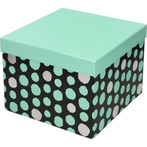 ŠKATLA DARILNA 22X22X16CM PIKE