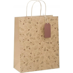 VREČKA DARILNA EKO A4 32X44X11CM NOVO LETO
