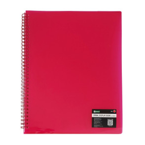 MAPA S PROZORNIMI VLOŽKI ŠPIRALA 1/20 RDEČA LEVIA 111208