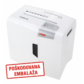 UNIČEVALEC DOKUMENTOV HSM X5/4,5X30 SHREDSTAR P-4 1043- POŠKOD. EMBALAŽA