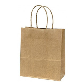 VREČKA DARILNA EKO A5 22X10X28 RJAVA