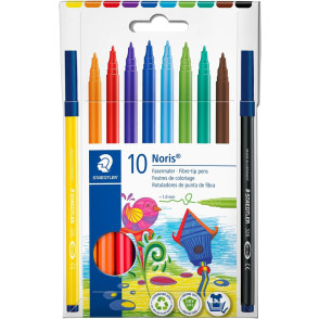FLOMASTER ŠOLSKI STAEDTLER NORIS 1/10 V KARTONSKI ŠKATLI