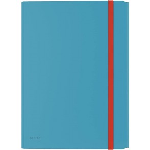 MAPA Z ELASTIKO IN ŽEPOM A4 PP LEITZ COSY MODRA 46190061