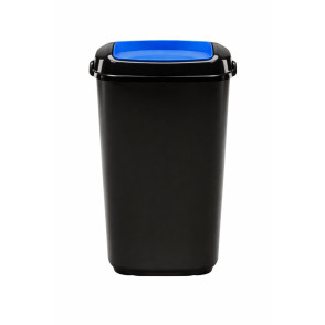 KOŠ ZA SMETI ČRN PLA 90L NIHALEN (MODER POKROV)