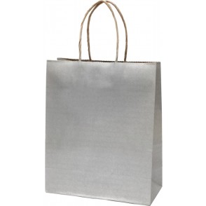 VREČKA DARILNA EKO A5 25X10X22 (SREBRNA)