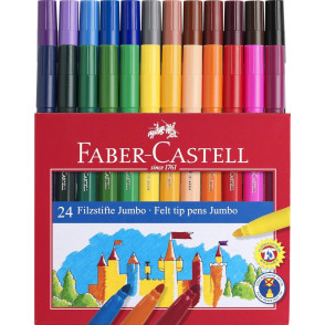 FLOMASTRI ŠOLSKI FABER-CASTELL JUMBO 1/24