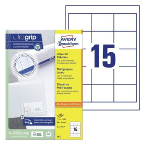 ETIKETE ZWECKFORM 3672 64X50MM