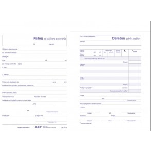 OBRAZEC 7,21 NALOG ZA SL. POT IN OBR.