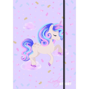 MAPA Z ELASTIKO A4 1CM STREET UNICORN
