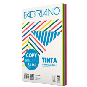 PAPIR BARVNI MIX A4 160G INTENZIV FABRIANO COLORE 1/100