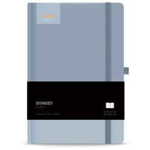 BLOK NOTES Z ELASTIKO CASUAL BLUE B5 TP ČRT 96L